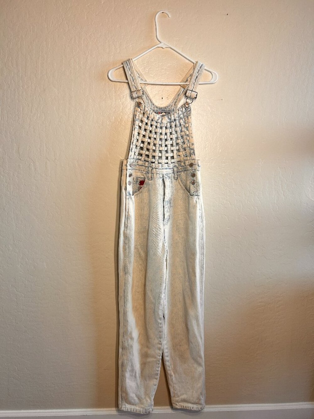 Dakota Blue Lattice Overalls